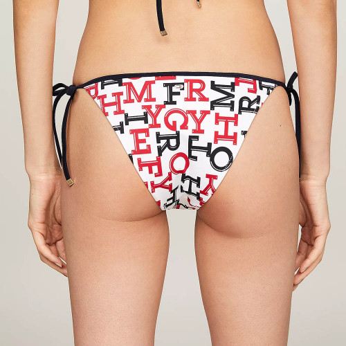 Tommy Hilfiger Γυναικείο μαγιό Essential Print Side Tie Bikini Bottom